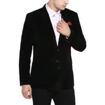 Black Velvet Casual Blazer from Blazers